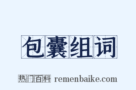 包囊组词是什么意思的图片